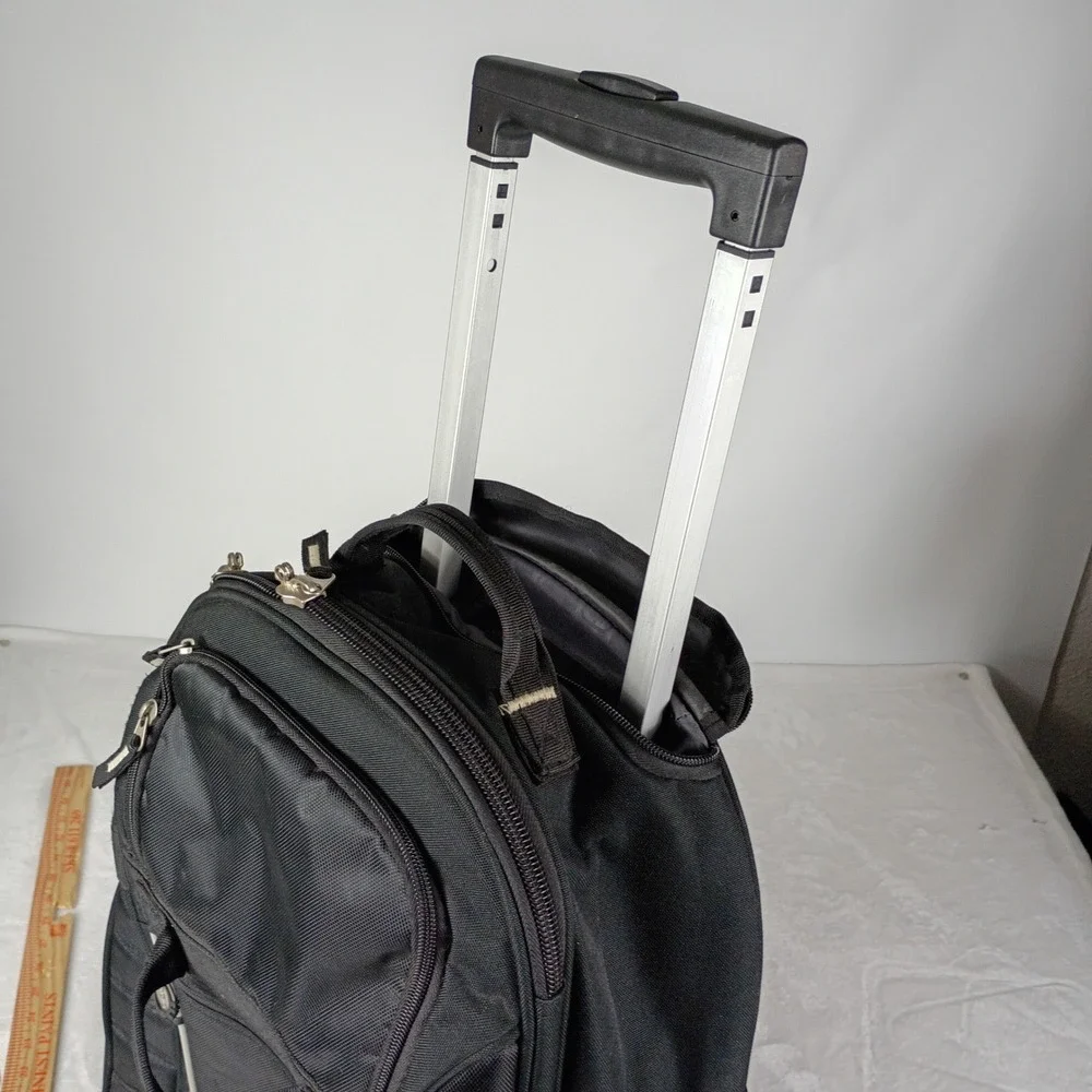 OGIO Rolling Backpack  Large Black Wheeled Travel Bag Gorpcore Utility Work